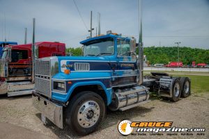 Custom semi trucks at the Slamology 2026 Big Rig Roundup