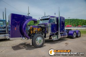Custom semi trucks at the Slamology 2026 Big Rig Roundup