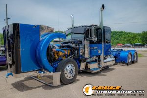 Custom semi trucks at the Slamology 2026 Big Rig Roundup