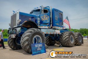 Custom semi trucks at the Slamology 2026 Big Rig Roundup
