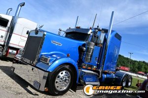 Custom semi trucks at the Slamology 2026 Big Rig Roundup
