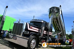 Custom semi trucks at the Slamology 2026 Big Rig Roundup
