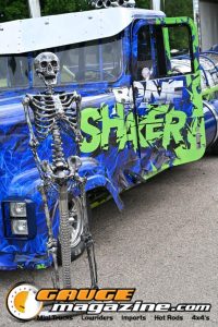 Custom semi trucks at the Slamology 2026 Big Rig Roundup