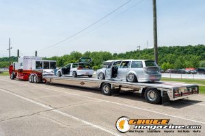 Custom semi trucks at the Slamology 2026 Big Rig Roundup