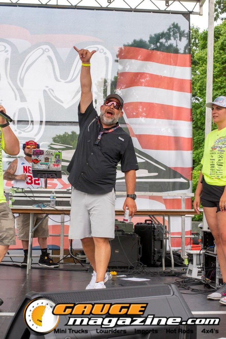 Contestants on the Orion Car Audio Stage during the Slamology 2026 Bikini Contest