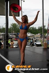 Contestants on the Orion Car Audio Stage during the Slamology 2026 Bikini Contest