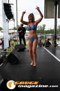 Contestants on the Orion Car Audio Stage during the Slamology 2026 Bikini Contest
