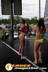 Contestants on the Orion Car Audio Stage during the Slamology 2026 Bikini Contest