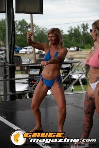 Contestants on the Orion Car Audio Stage during the Slamology 2026 Bikini Contest