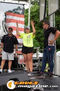 Contestants on the Orion Car Audio Stage during the Slamology 2026 Bikini Contest