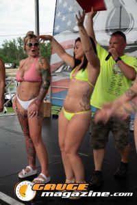 Contestants on the Orion Car Audio Stage during the Slamology 2026 Bikini Contest