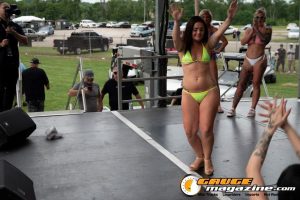 Contestants on the Orion Car Audio Stage during the Slamology 2026 Bikini Contest