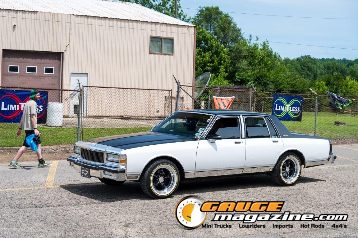 Custom cars on display during Slamology 2026 Cars