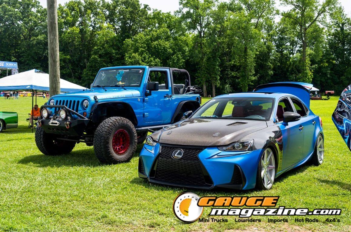 Custom cars on display during Slamology 2026 Cars