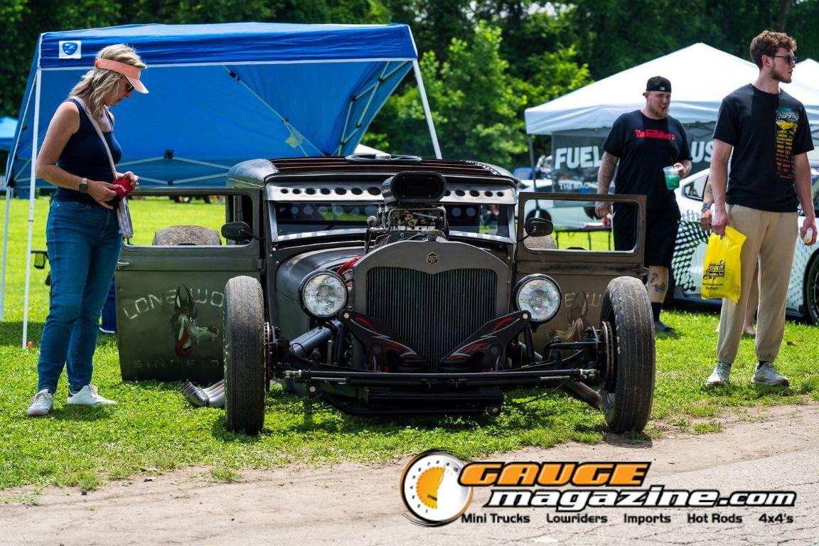 Custom cars on display during Slamology 2026 Cars