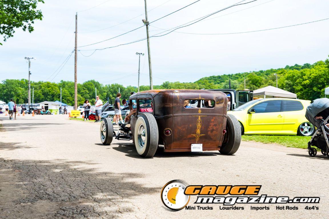 Custom cars on display during Slamology 2026 Cars