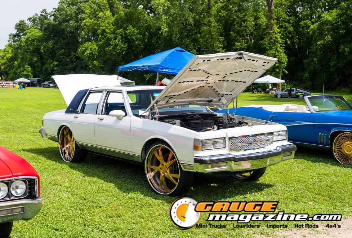 Custom cars on display during Slamology 2026 Cars