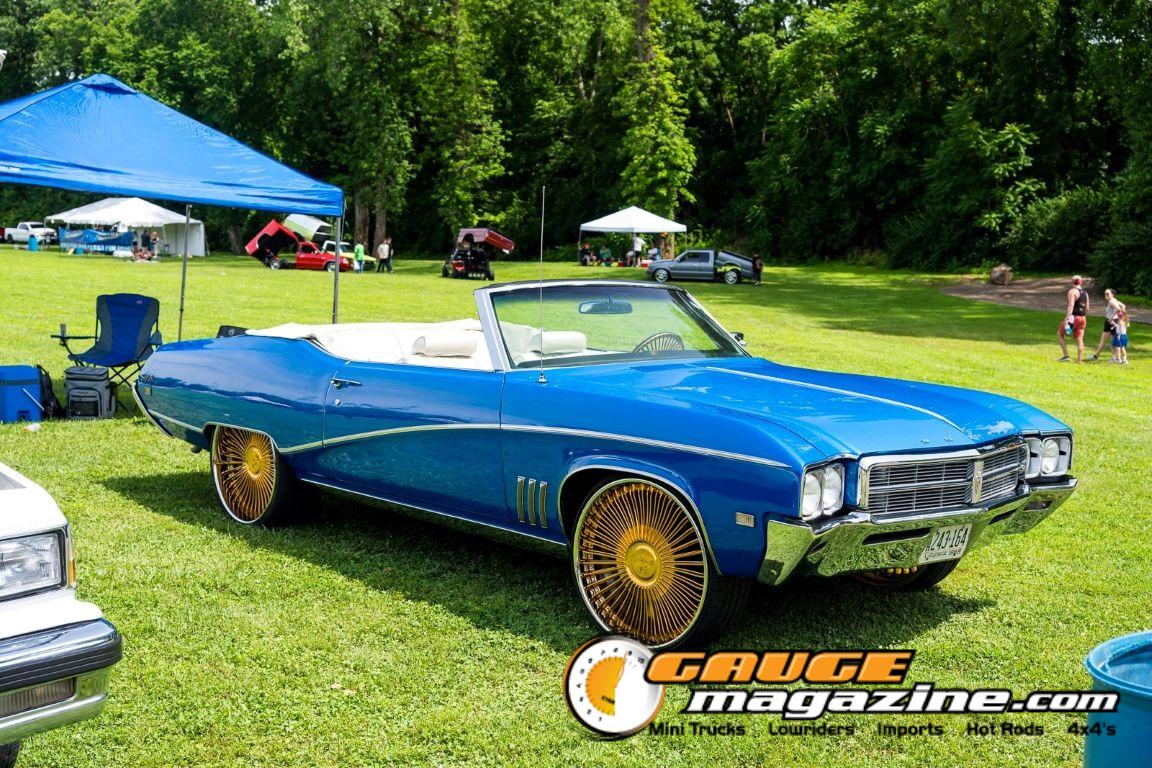 Custom cars on display during Slamology 2026 Cars