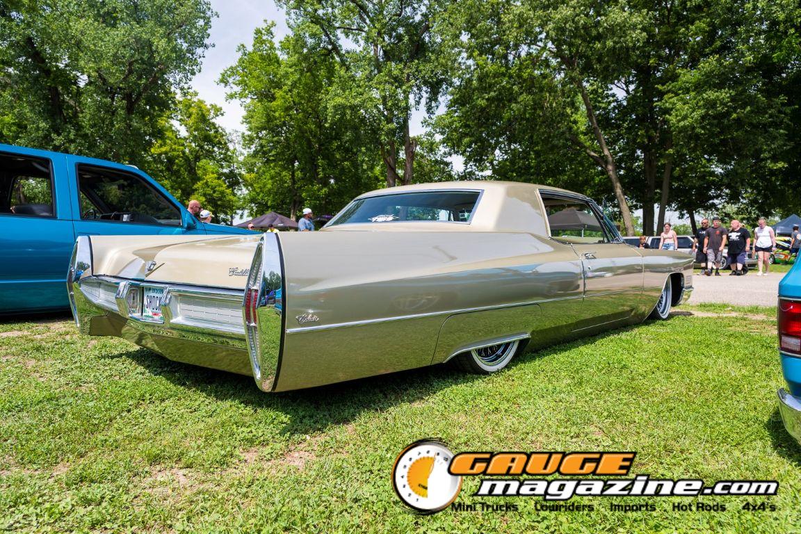 Custom cars on display during Slamology 2026 Cars