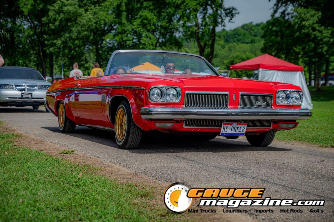 Custom cars on display during Slamology 2026 Cars