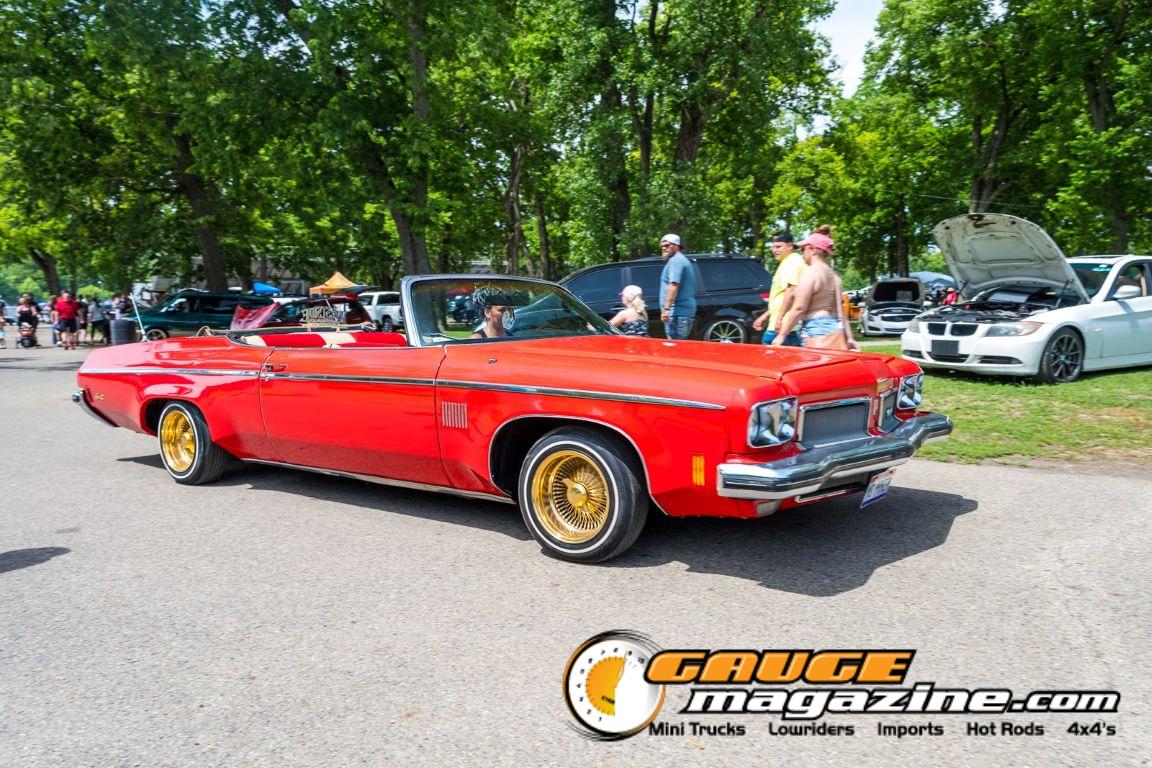 Custom cars on display during Slamology 2026 Cars