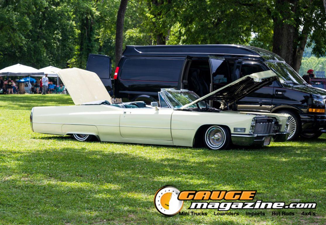 Custom cars on display during Slamology 2026 Cars