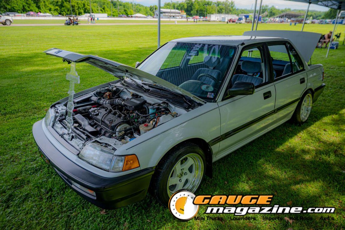 Custom cars on display during Slamology 2026 Cars
