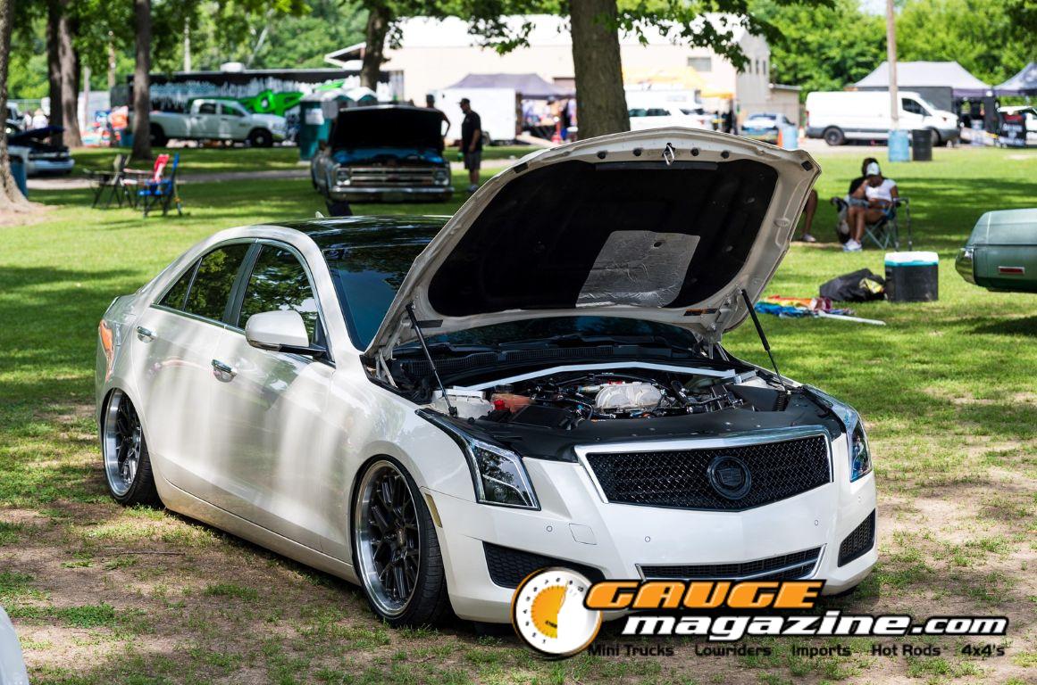 Custom cars on display during Slamology 2026 Cars