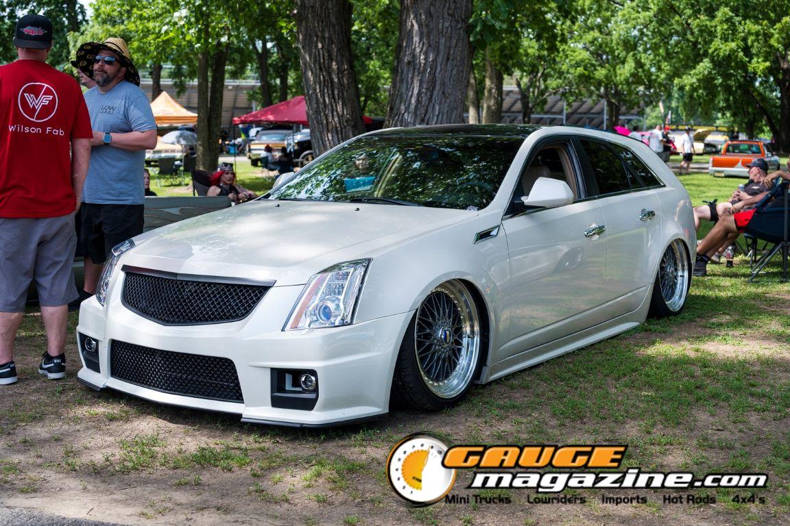 Custom cars on display during Slamology 2026 Cars