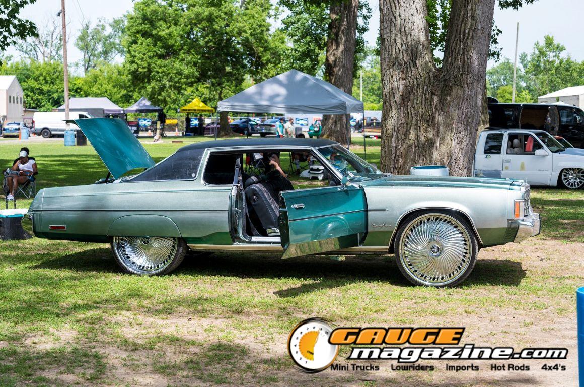 Custom cars on display during Slamology 2026 Cars