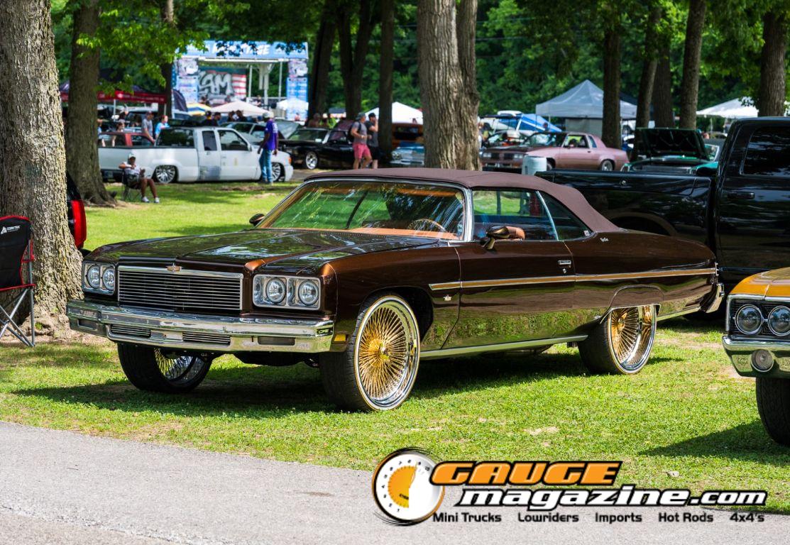 Custom cars on display during Slamology 2026 Cars