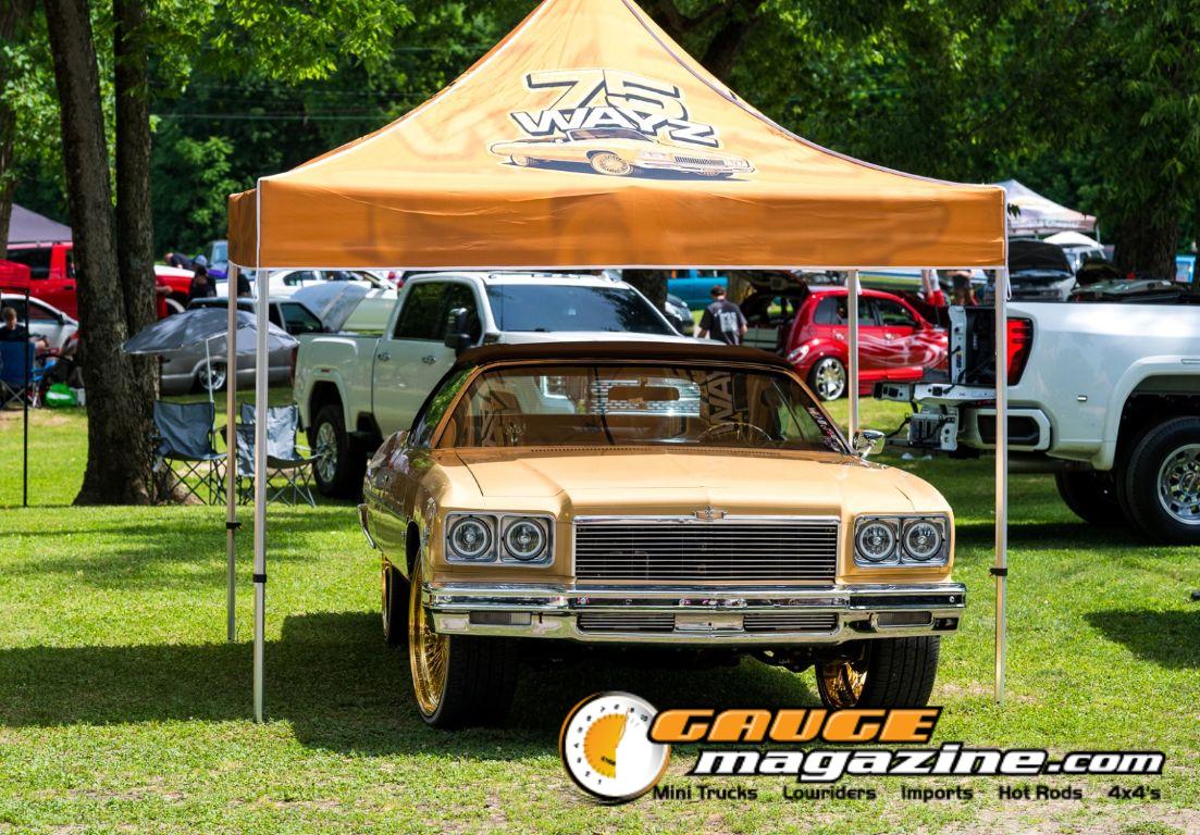Custom cars on display during Slamology 2026 Cars