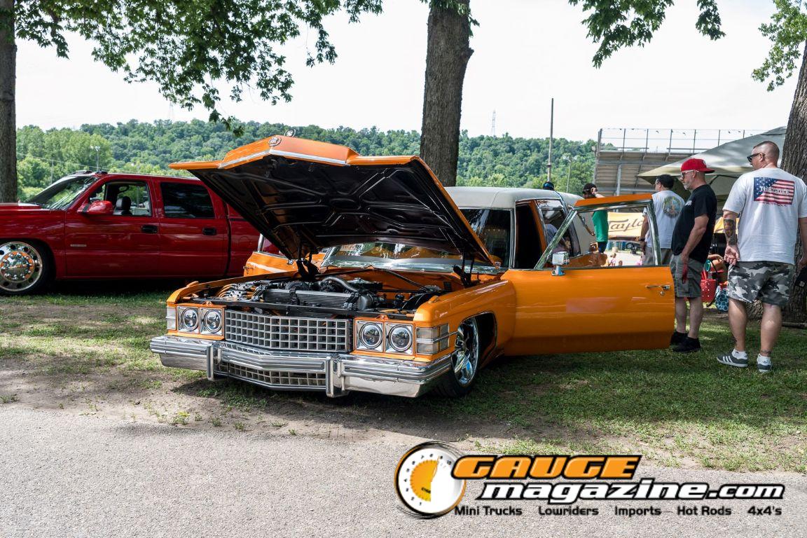 Custom cars on display during Slamology 2026 Cars