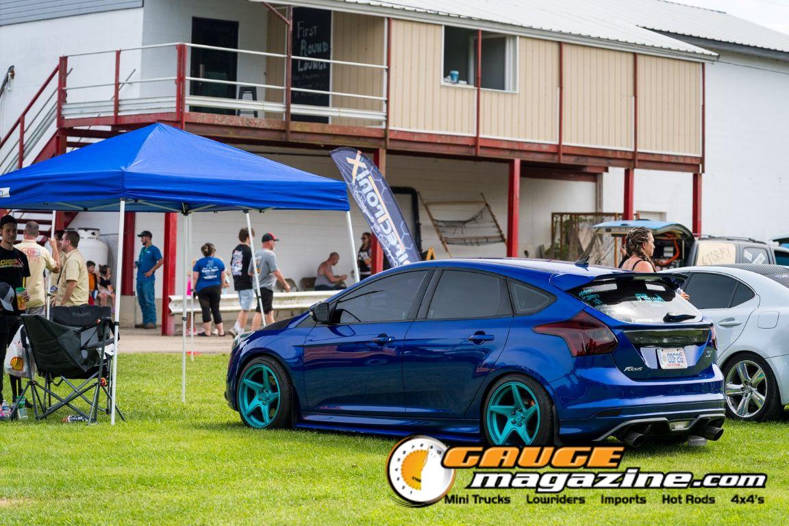 Custom cars on display during Slamology 2026 Cars
