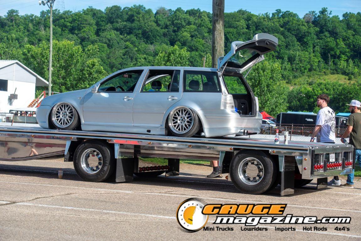 Custom cars on display during Slamology 2026 Cars