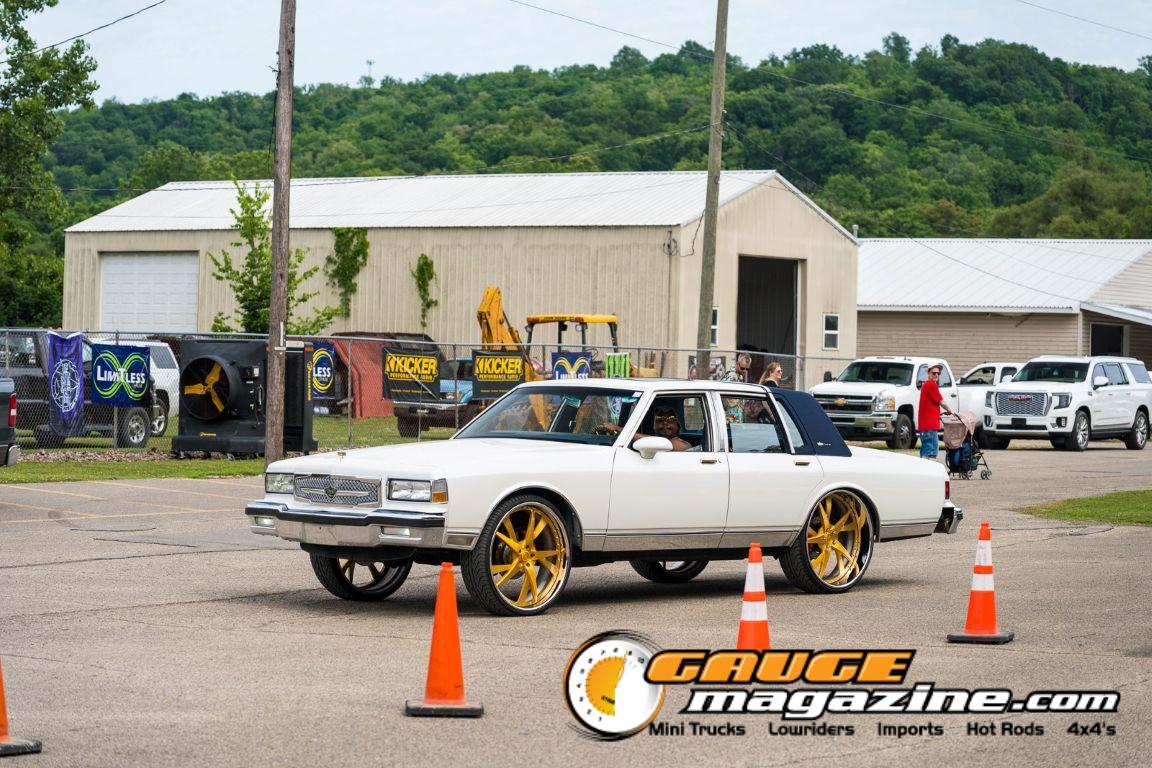 Custom cars on display during Slamology 2026 Cars