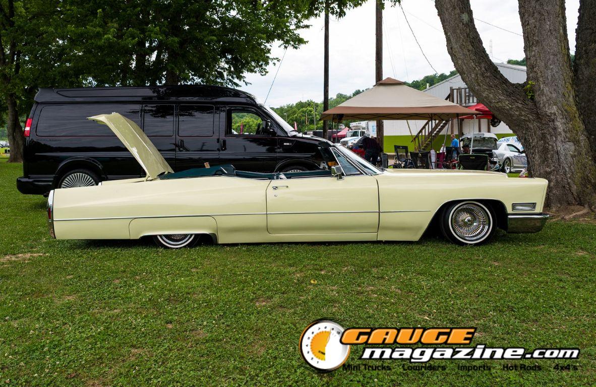 Custom cars on display during Slamology 2026 Cars