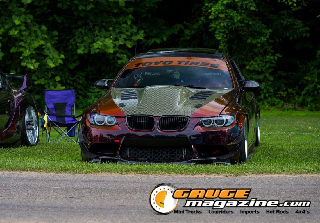 Custom cars on display during Slamology 2026 Cars