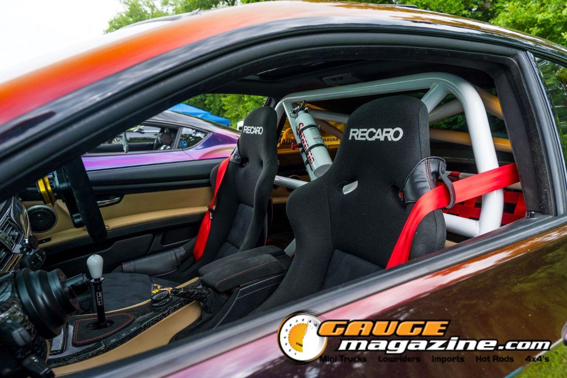 Custom cars on display during Slamology 2026 Cars