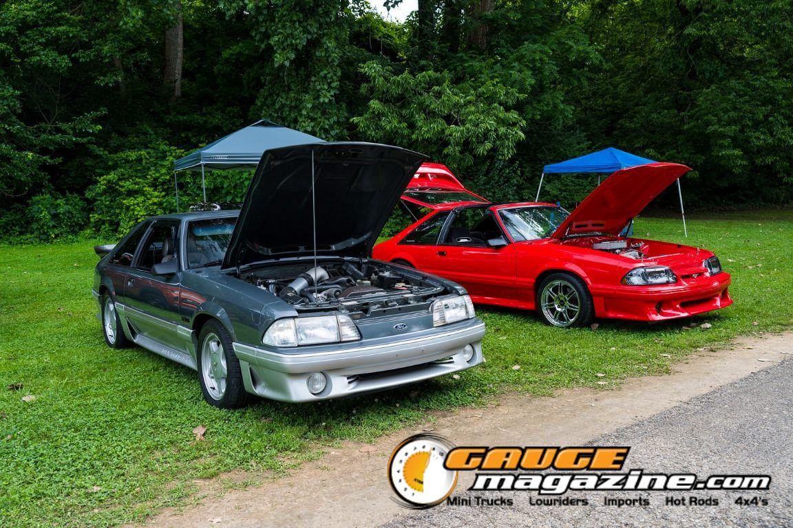 Custom cars on display during Slamology 2026 Cars