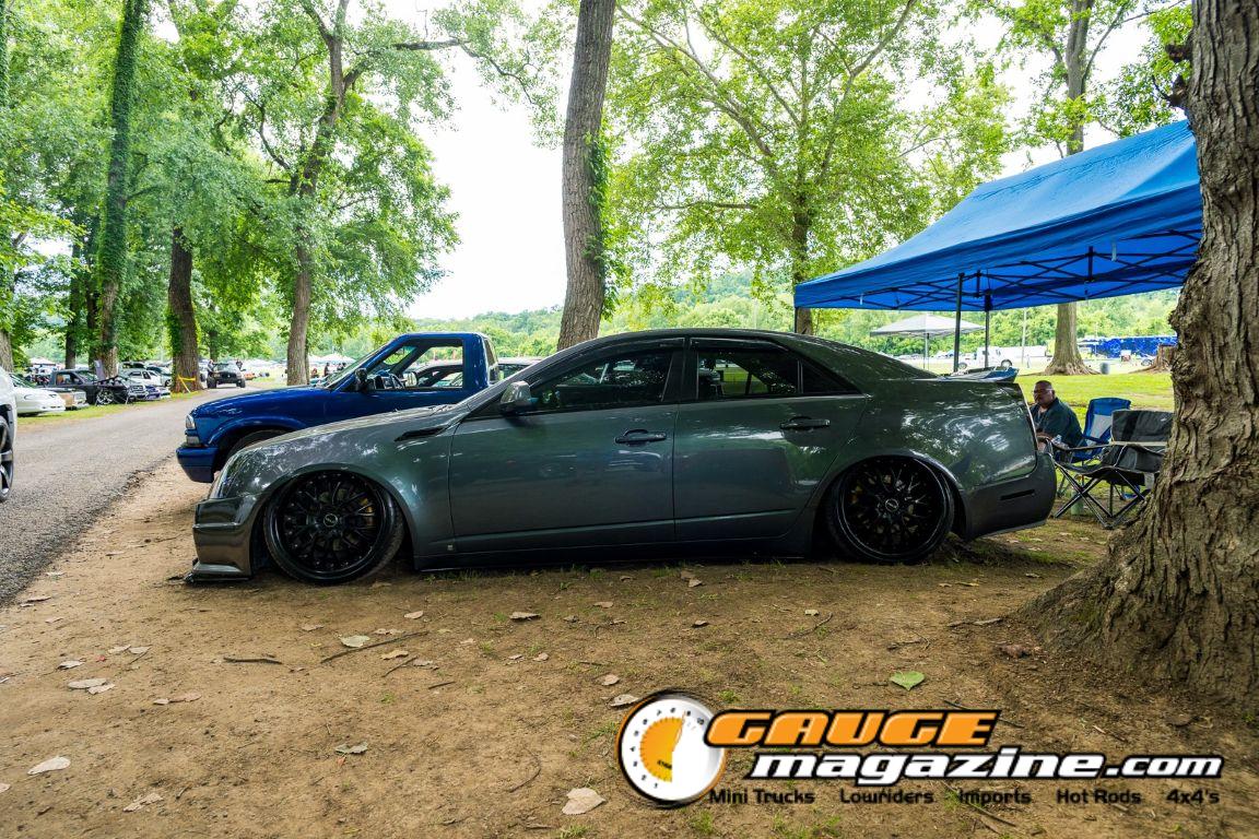 Custom cars on display during Slamology 2026 Cars