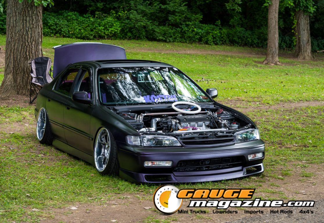 Custom cars on display during Slamology 2026 Cars