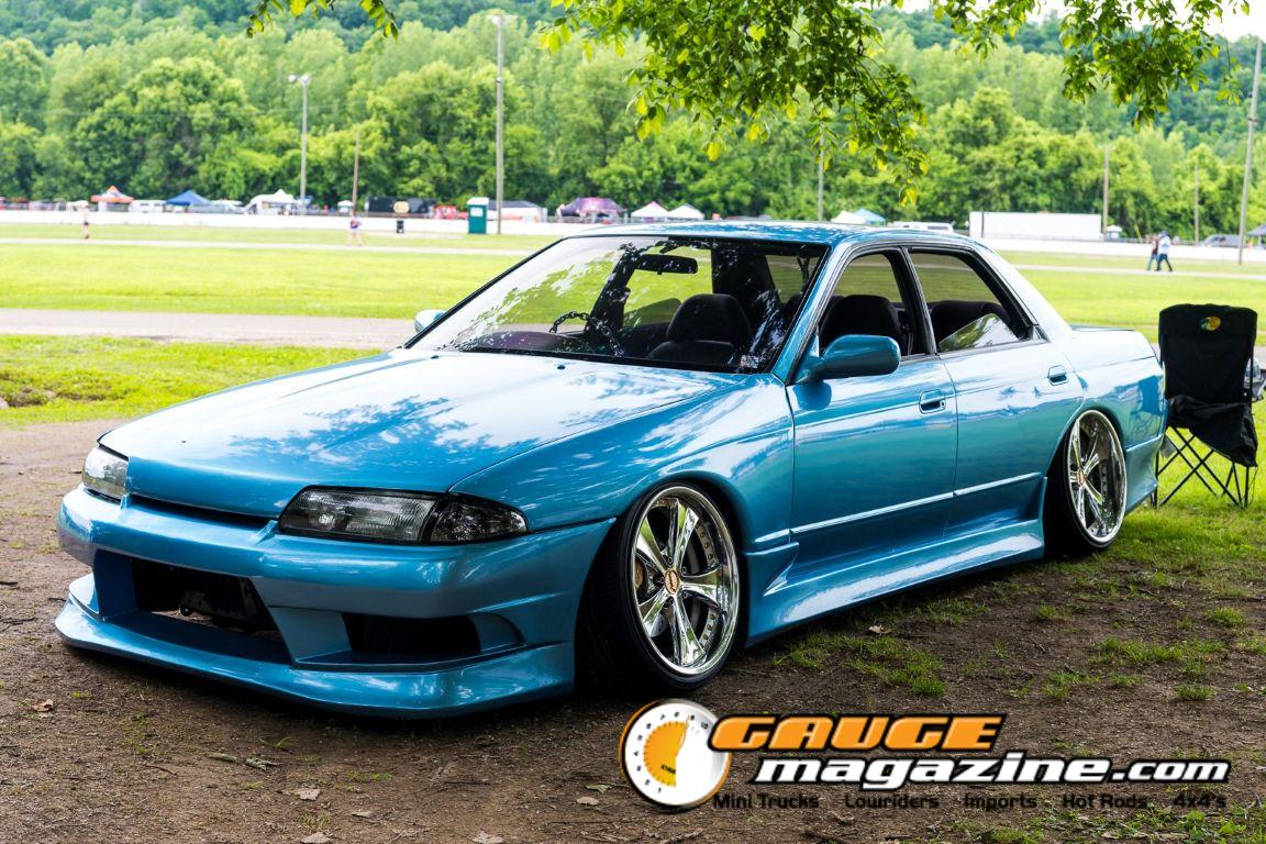 Custom cars on display during Slamology 2026 Cars