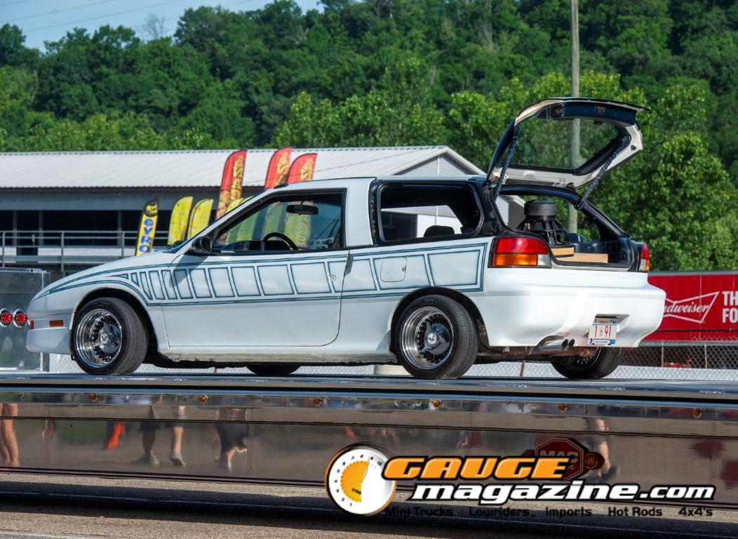 Custom cars on display during Slamology 2026 Cars