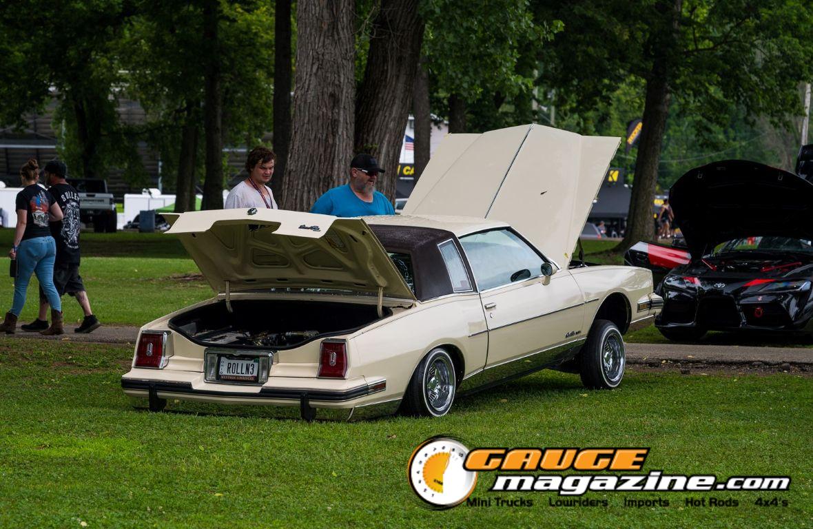 Custom cars on display during Slamology 2026 Cars