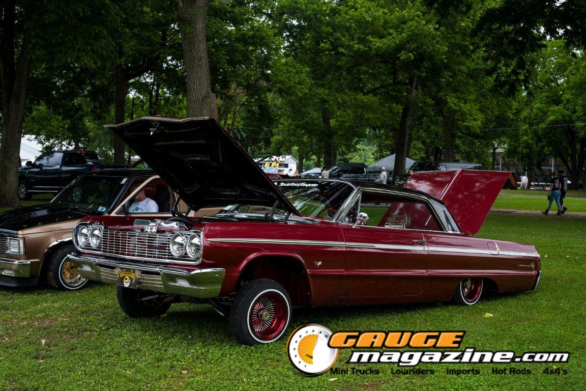 Custom cars on display during Slamology 2026 Cars