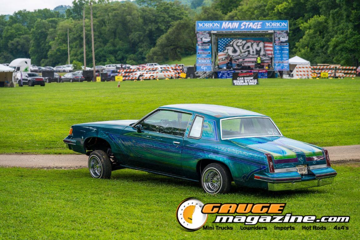 Custom cars on display during Slamology 2026 Cars