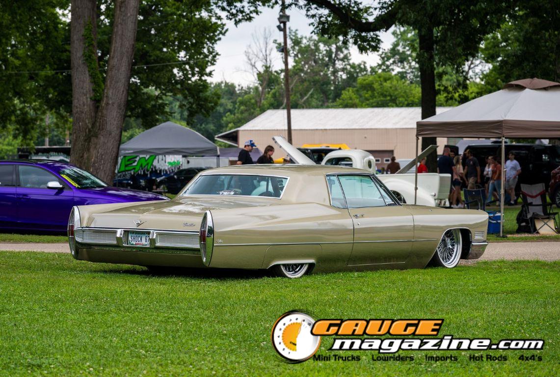 Custom cars on display during Slamology 2026 Cars