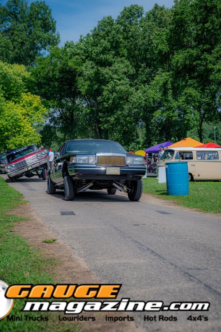 Custom cars on display during Slamology 2026 Cars