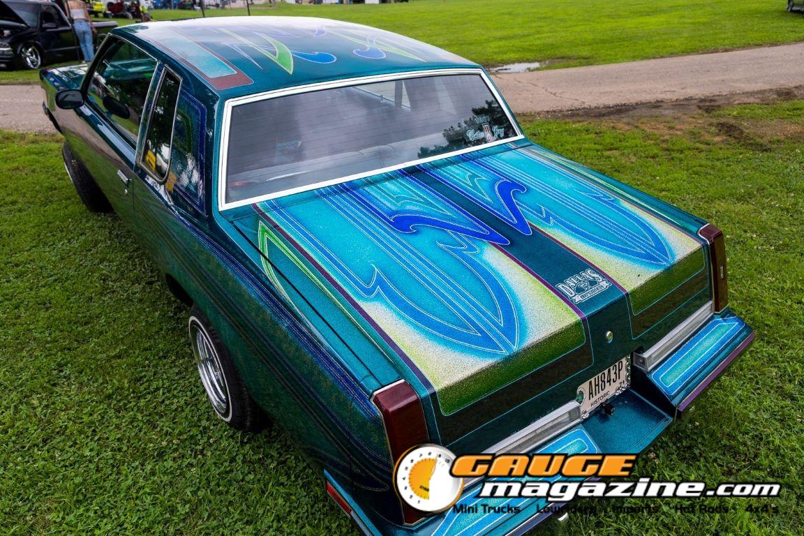 Custom cars on display during Slamology 2026 Cars